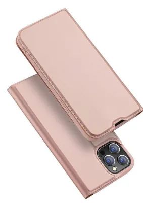 DUX DUCIS Skin Pro - futerał z klapką do Apple iPhone 13 Pro Max różowy