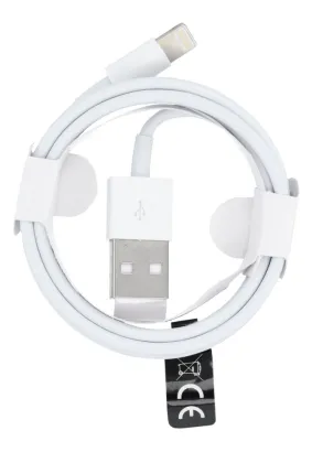 Kabel USB do iPhone Lightning 8-pin HD5 1 metr biały
