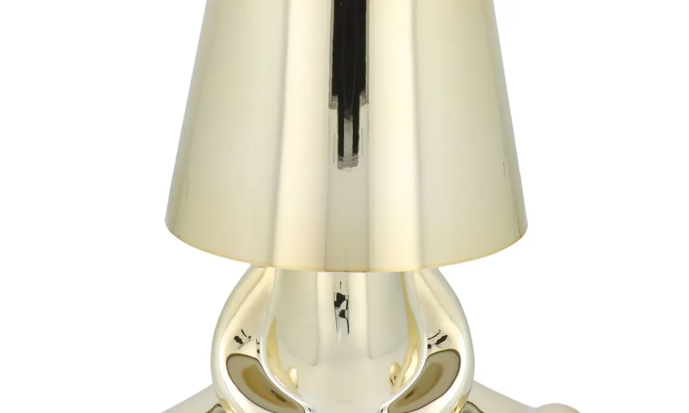 Lampka nocna GOLD MAN Art Deco siedzący (wzór 7) MLTL