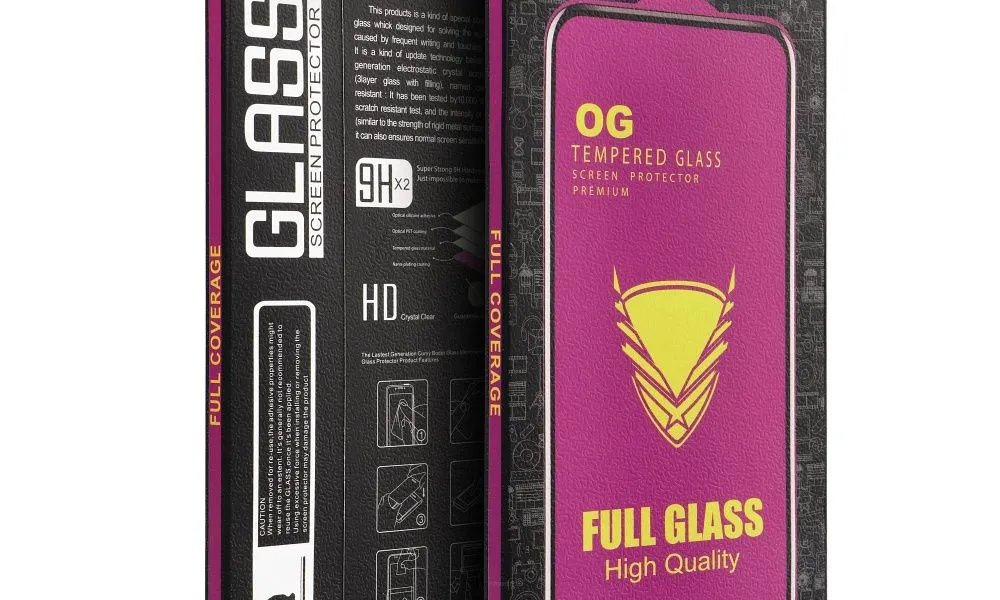Szkło Hartowane OG Premium Glass - do Iphone 12 Pro Max czarny