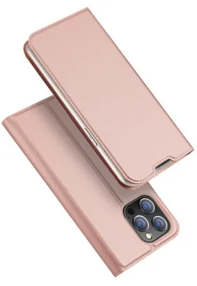 DUX DUCIS Skin Pro - futerał z klapką do Apple iPhone 14 Pro Max różowy