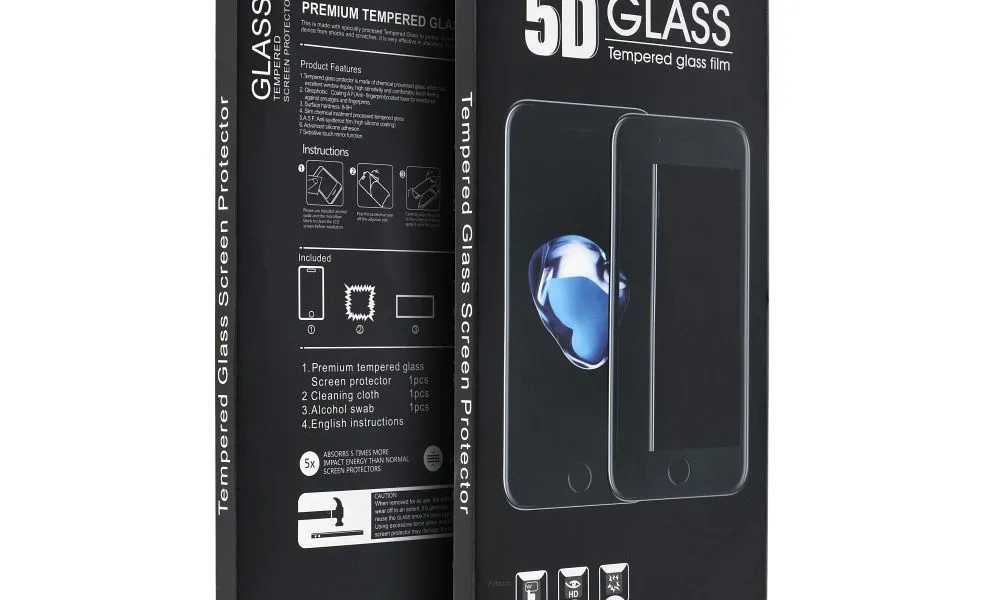 5D Full Glue Tempered Glass - do Samsung Galaxy S24 Plus czarny
