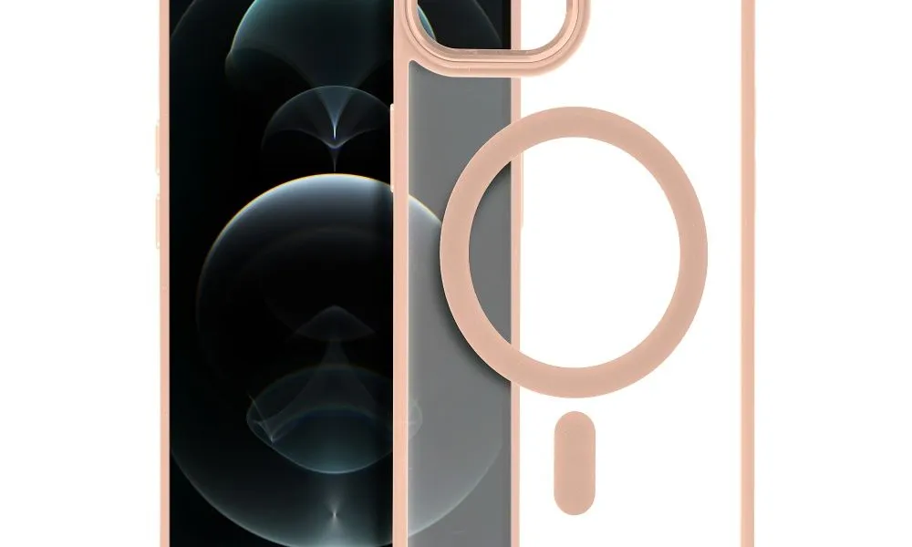 Futerał Matte Mag Cover kompatybilny z MagSafe do IPHONE 12 PRO MAX różowy