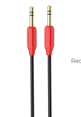 HOCO kabel AUX Audio Jack 3,5mm UPA11 czerwony