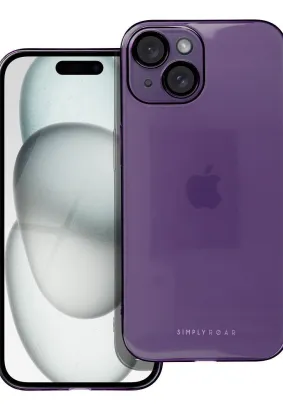 Futerał Roar Pure Simple Fit Case - do iPhone 15 Fioletowy