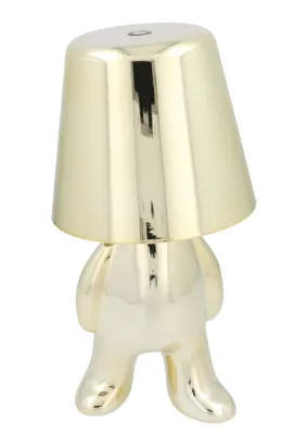 Lampka nocna GOLD MAN Art Deco stojący (wzór 8) MLTL