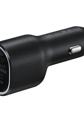 Oryginalna Ładowarka Samochodowa Samsung EP-L4020NBEGEU Dual Fast Charging (max 25 W + max 15 W) 40W czarny blister