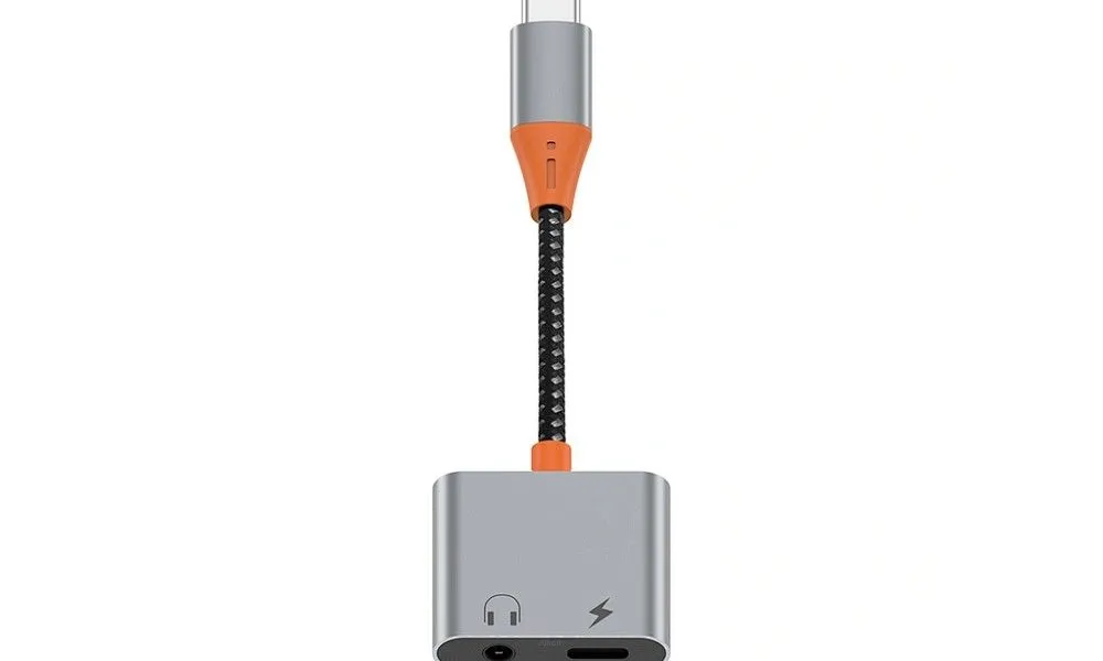 WiWU - Audio adapter LT10 Typ C do Typ C + 3.5mm