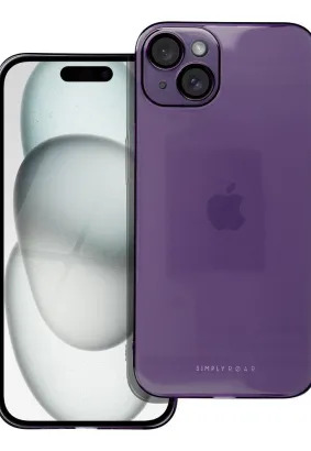 Futerał Roar Pure Simple Fit Case - do iPhone 15 Plus Fioletowy