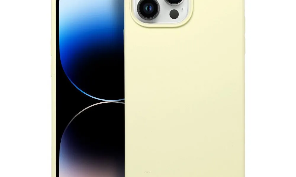 Futerał Roar Cloud-Skin - do iPhone 14 Pro Max Jasnożółty