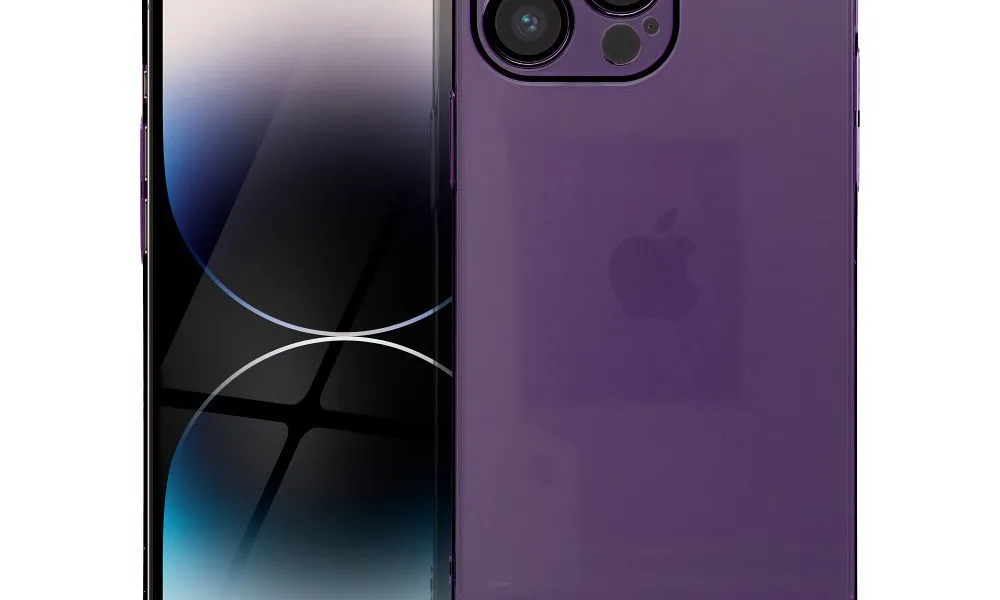 Futerał Roar Pure Simple Fit Case - do iPhone 14 Pro Max Fioletowy