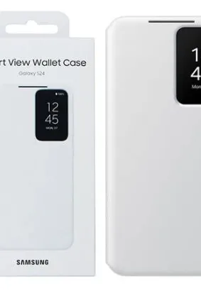 Oryginalny Futerał Smart View Wallet Case EF-ZS921CWEGWW Samsung Galaxy S24 biały blister