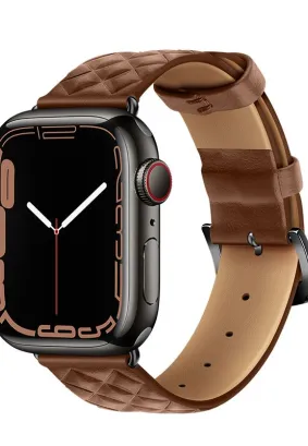HOCO pasek do Apple Watch 38/40/41mm Elegant leather WA18 brązowy