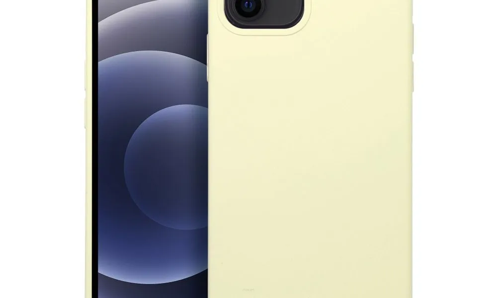Futerał Roar Cloud-Skin - do iPhone 12 Jasnożółty