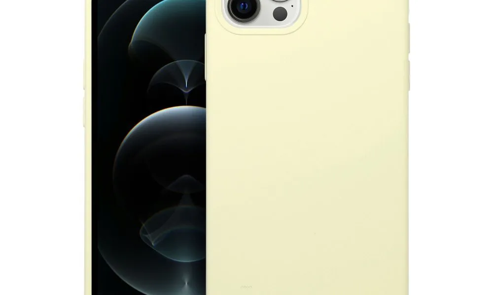 Futerał Roar Cloud-Skin - do iPhone 12 Pro Jasnożółty