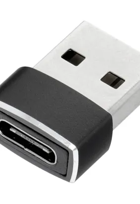 Adapter Typ C do USB A czarny