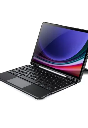 DUX DUCIS DK - etui składane z klawiaturą bezprzewodową do Samsung Tab S9 czarne