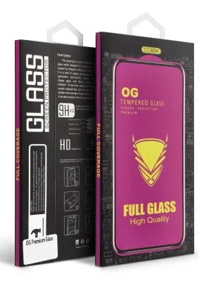 Szkło Hartowane OG Premium Glass - do Iphone X / XS / 11 Pro czarny