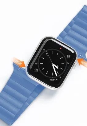 DUX DUCIS Chain - magnetyczny pasek silikonowy do Apple Watch 42/44/45mm niebieski