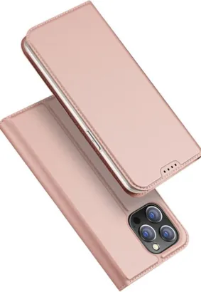 DUX DUCIS Skin Pro - futerał z klapką do Apple iPhone 15 różowy