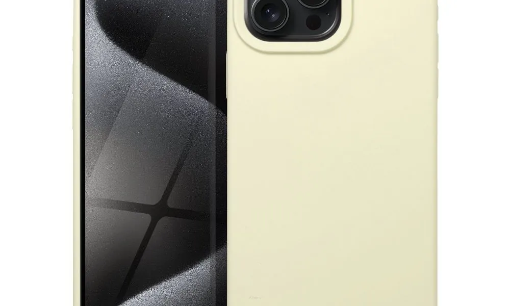 Futerał Roar Cloud-Skin - do iPhone 15 Pro Max Jasnożółty