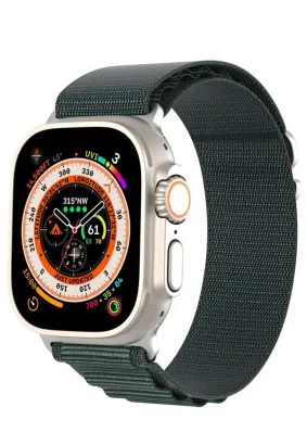 DUX DUCIS GS - pasek nylonowy do Apple Watch 42/44/45/49mm oliwkowy