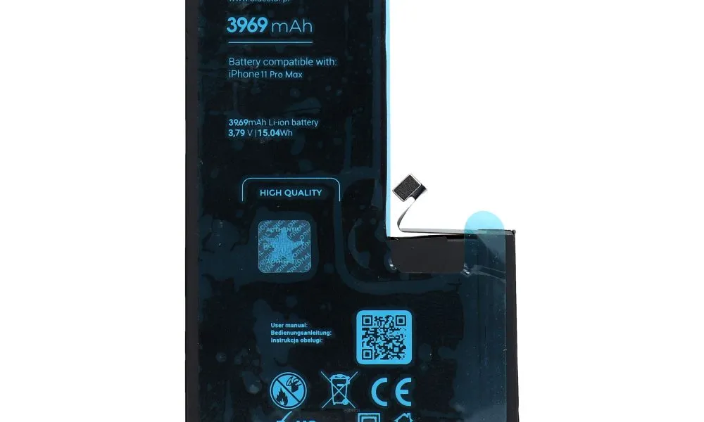 Bateria do Iphone 11 PRO MAX 3969 mAh  Blue Star HQ