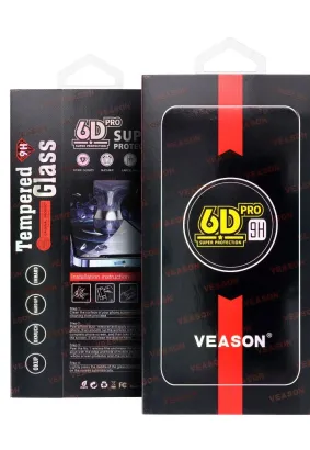 Szkło Hartowane 6D Pro Veason Glass - do Iphone 15 Pro Max czarny