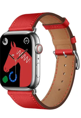 HOCO pasek do Apple Watch 38/40/41mm Elegant leather WA17 czerwony