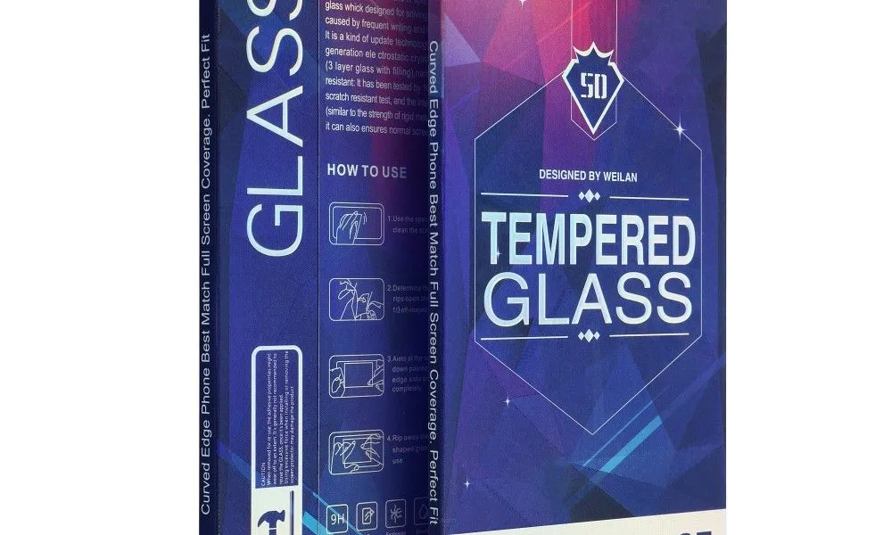 5D Full Glue Tempered Glass - do Samsung Galaxy S20 Plus (hole) czarny