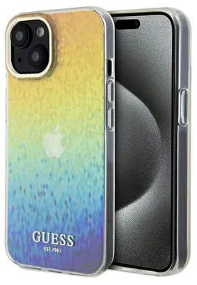 GUESS futerał do IPHONE 14 GUHCP14SHDECMI (IML Faceted Mirror / disco iridescent) wielokolorowy