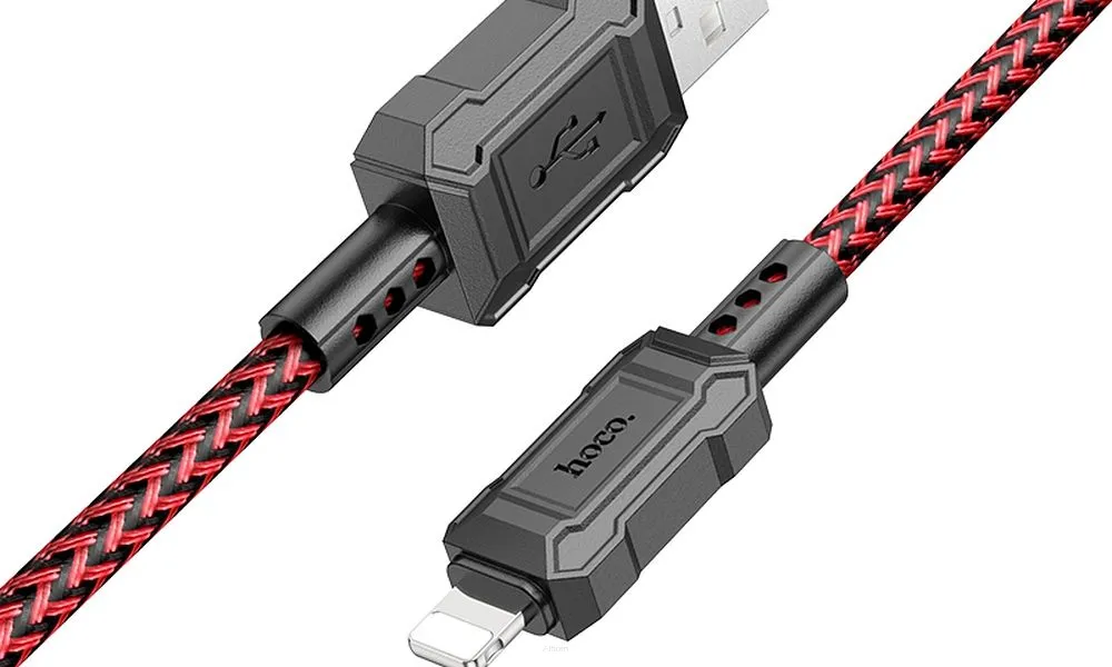 HOCO kabel USB A do Lightning 2,4A X94 1 m czerwony