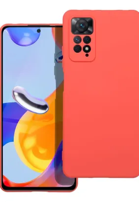 Futerał SILICONE do XIAOMI Redmi NOTE 11 PRO 5G brzoskwiniowy