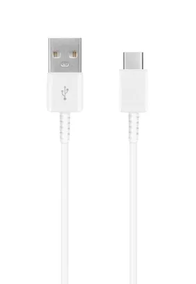 Oryginalny Kabel USB - SAMSUNG EP-DW700CWE (Galaxy S8/A3 2017/A5 2017) 1,5m USB typ C biały bulk