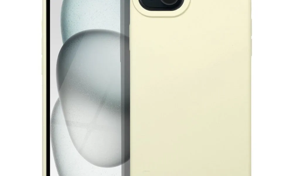 Futerał Roar Cloud-Skin - do iPhone 15 Plus Jasnożółty
