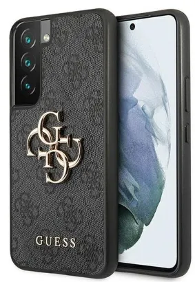 Oryginalne Etui GUESS Hardcase GUHCS22S4GMGGR do Samsung S22 (Kolekcja 4G Big Metal Logo / szary)