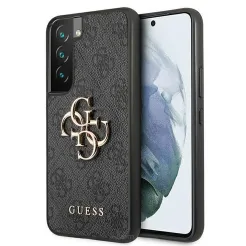 Oryginalne Etui GUESS Hardcase GUHCS22S4GMGGR do Samsung S22 (Kolekcja 4G Big Metal Logo / szary)