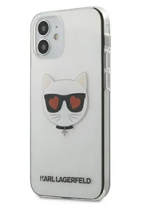 Oryginalne Etui KARL LAGERFELD Hardcase KLHCP12SCLTR do iPhone 12 MINI transparent