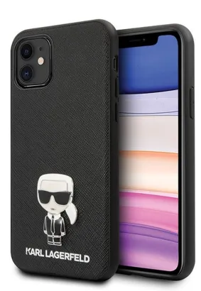 Oryginalne Etui KARL LAGERFELD Hardcase KLHCP12SIKMSBK do iPhone 12 MINI czarny