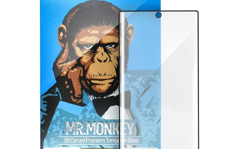 Szkło Hartowane 5D Mr. Monkey Glass - do Samsung Galaxy A32 5G czarny (Strong Lite)
