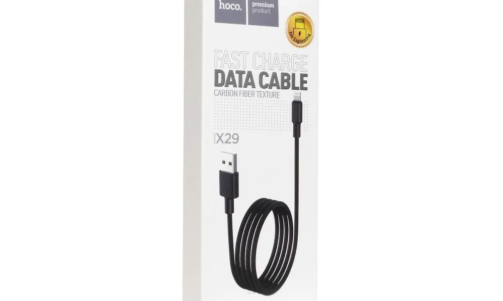 HOCO kabel USB A do Lightning 2A X29 1 m czarny