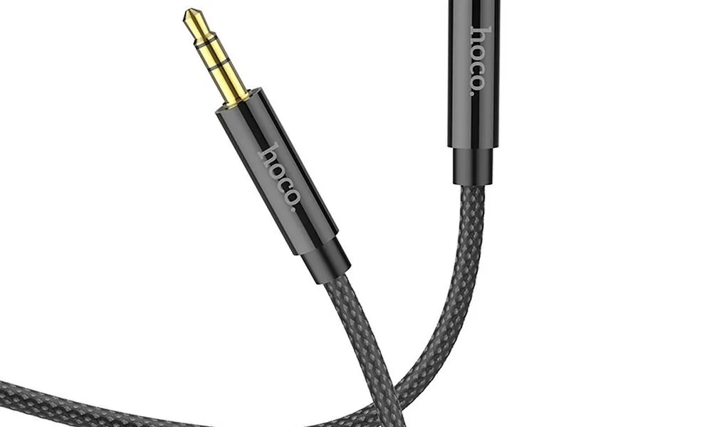 HOCO kabel AUX Audio Jack 3,5mm na Jack 3,5mm UPA19 1m czarny