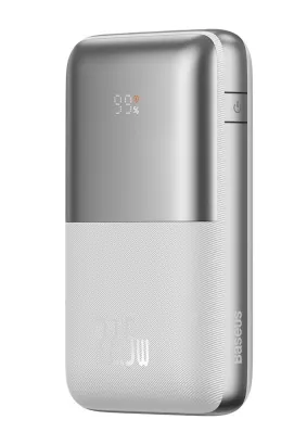 Bateria zewnętrzna (Powerbank) BASEUS Bipow Pro Overseas Edition - 20 000mAh Quick Charge PD 22,5W z kablem USB do Typ C PPBD040302 biały