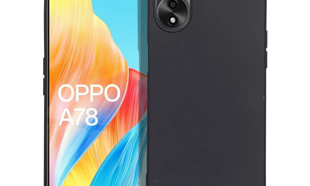 Futerał MATT do OPPO A78 5G czarny