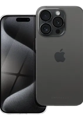 Futerał Roar Pure Simple Fit Case - do iPhone 15 Pro Transparent
