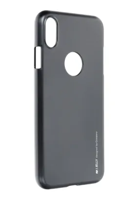 Futerał i-Jelly Mercury do Iphone XS Max (wycięcie na logo) - 6.5 czarny