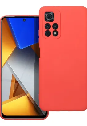 Futerał SILICONE do XIAOMI POCO M4 Pro 5G / Redmi Note 11T 5G / Redmi Note 11S 5G brzoskwiniowy