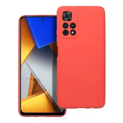 Futerał SILICONE do XIAOMI POCO M4 Pro 5G / Redmi Note 11T 5G / Redmi Note 11S 5G brzoskwiniowy