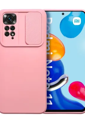 Futerał SLIDE do XIAOMI Redmi NOTE 11 / 11S jasnoróżowy