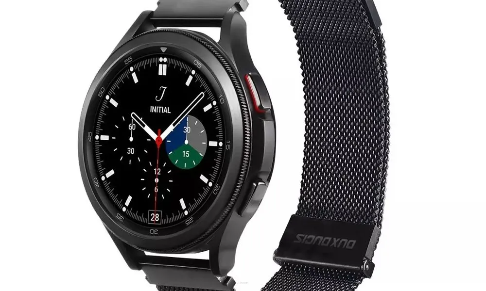 DUX DUCIS Milanese - pasek magnetyczny ze stali nierdzewnej do Samsung Galaxy Watch / Huawei Watch / Honor Watch (20mm band) czarny
